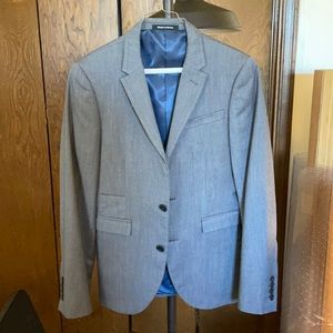 Heather gray suit with corresponding pants